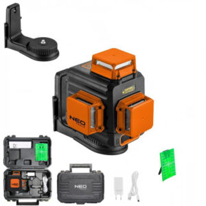 Keresztvonallézer zöld sugárral 3D, 20m | NEO TOOLS