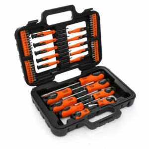 Csavarhúzó és bitkészlet, 58 darabos | KD10903