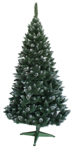 Hófehérke műfenyő tobozokkal | 180cm
