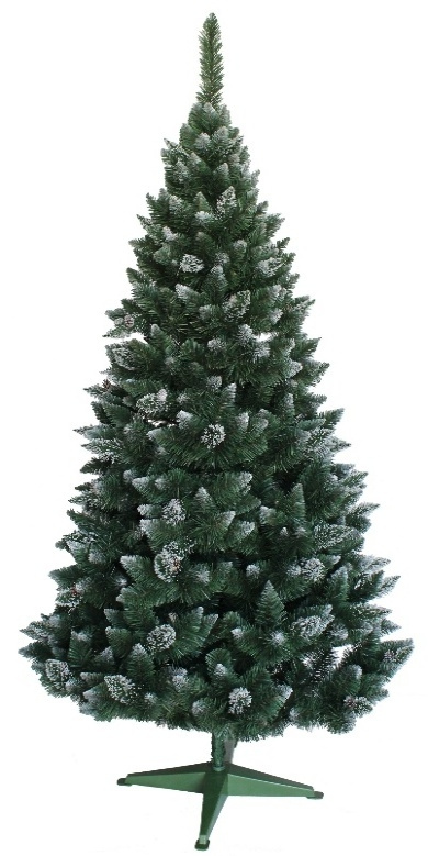 Hófehérke műfenyő tobozokkal | 180cm Hófehérke műfenyő tobozokkal | 180cm