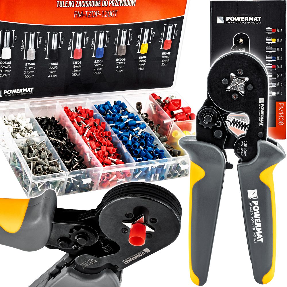 Krimpelőfogó tartozékokkal | PM-ZDTK-175T Krimpelőfogó tartozékokkal | PM-ZDTK-175T