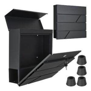 Postaláda, 36,7x37x10cm, antracit | GEKO