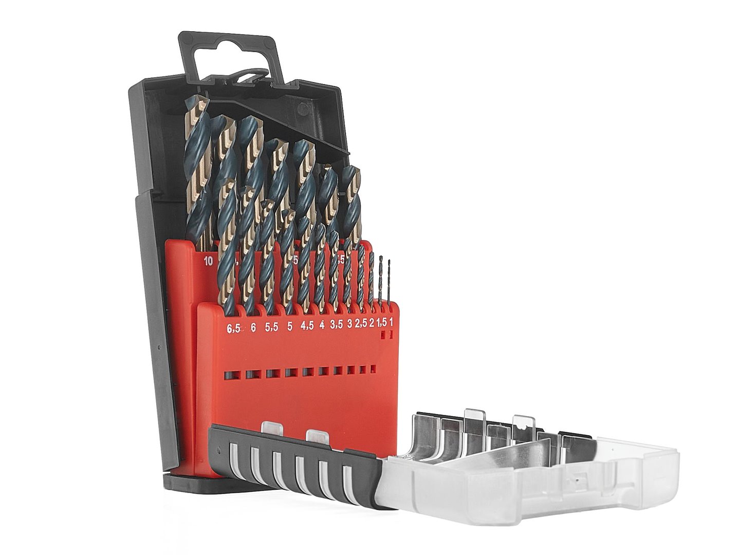 Fémfúrókészlet HSS, 19 darabos, 1,0-10,0 mm | GEKO Fémfúrókészlet HSS, 19 darabos, 1,0-10,0 mm | GEKO