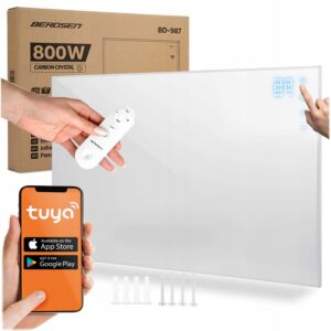Infravörös fűtőberendezés BD-987, 800W, WiFi | Berdsen