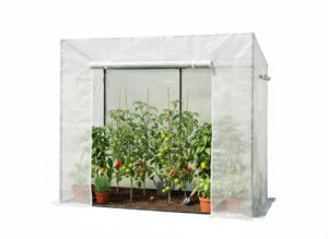 Kerti üvegház, 200x77cm, fehér | 1,6m2