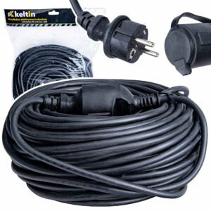 Hosszabbítókábel, 50m, IP44 | Keltin