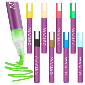 Akril markerek, 8 db, 8 ml | Maaleo