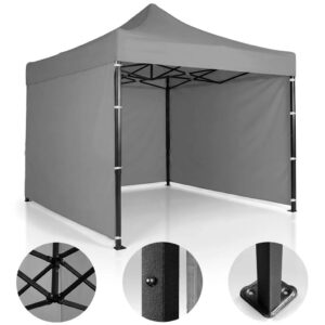 Értékesítési sátor, 3x3m, szürke | Plonos