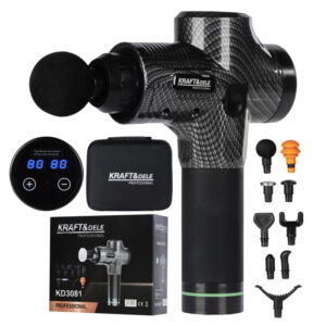 Masszázspisztoly, 125W, 9 fej | KD3081