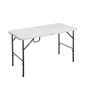Összecsukható turistaasztal, fehér, 120x60x74cm | Garden Line