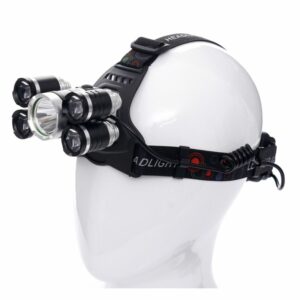 LED fejlámpa, 1xT6 LED + 4xQ5 LED | KD1247