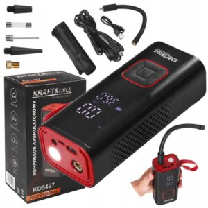 Akkumulátoros kompresszor, 85W, 7800mAh | KD5497