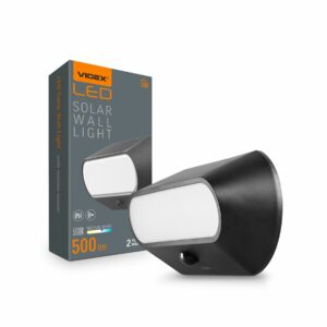 Napenergiás LED mozgásérzékelős lámpa 001, 500lm | VIDEX