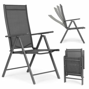 Összecsukható kerti szék WR1652, szürke | MultiGarden