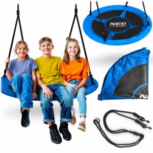 Kerti hinta gólyafészek Swingo, 110cm, kék | Neo-Sport