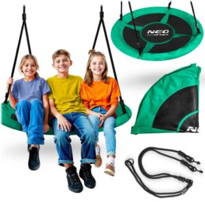 Kerti hinta gólyafészek Swingo, 110cm, zöld | Neo-Sport