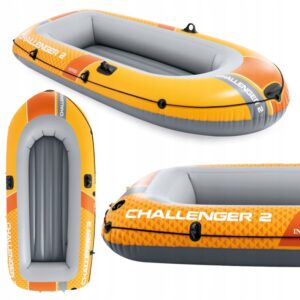 Felfújható csónak Challenger, 2 személyes, sárga | INTEX